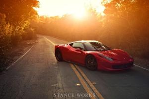 Ferrari 458 Italia with HRE 505 Vintage Series Wheel 2012 года